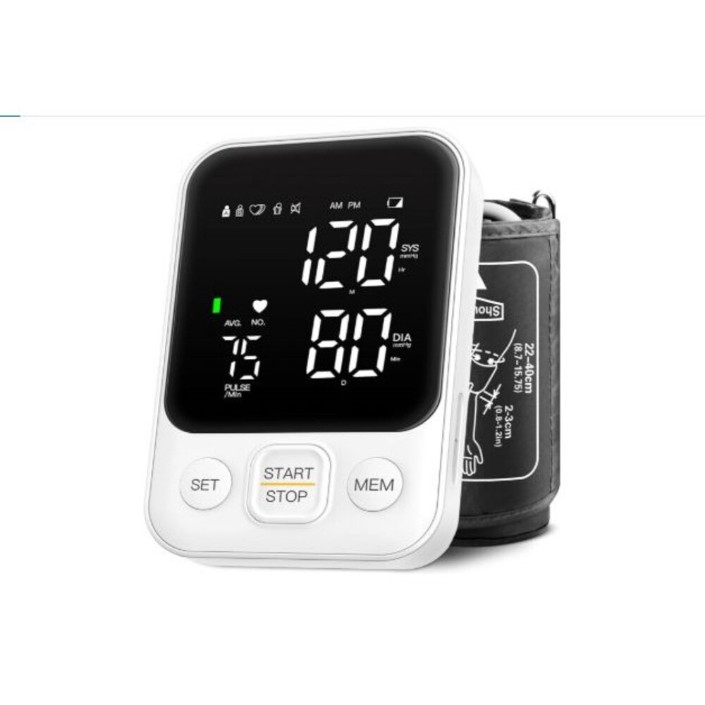 2 Users Blood Pressure Monitor Upper Arm Machine 240 Memory Accurate Adjustable